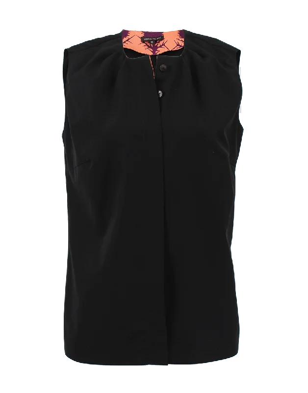 Button Blouse Vintage Women's 1970S 