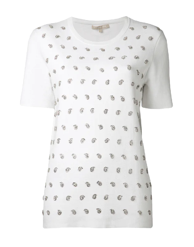 Embellished Crewneck Bohemian Women's Free