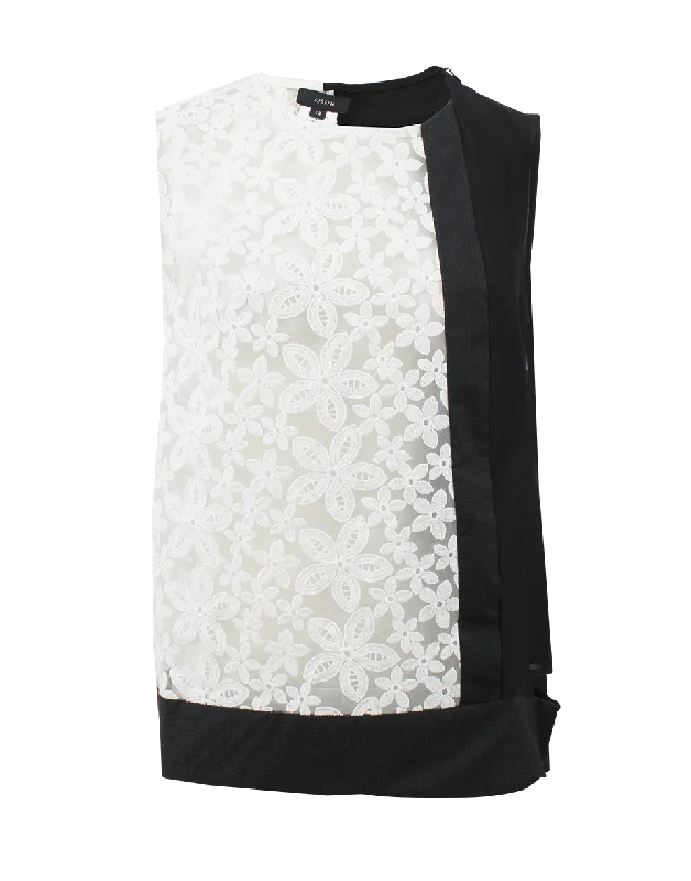 Lace And Cotton Blouse Youthful Women's Anime - inspired