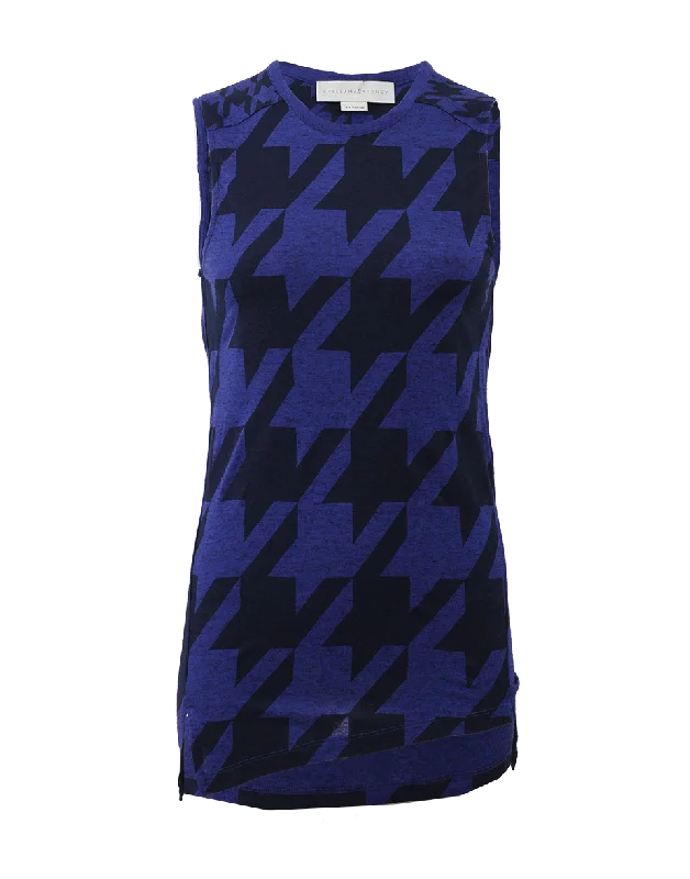 Dogtooth T-Shirt Streetwear Style for 