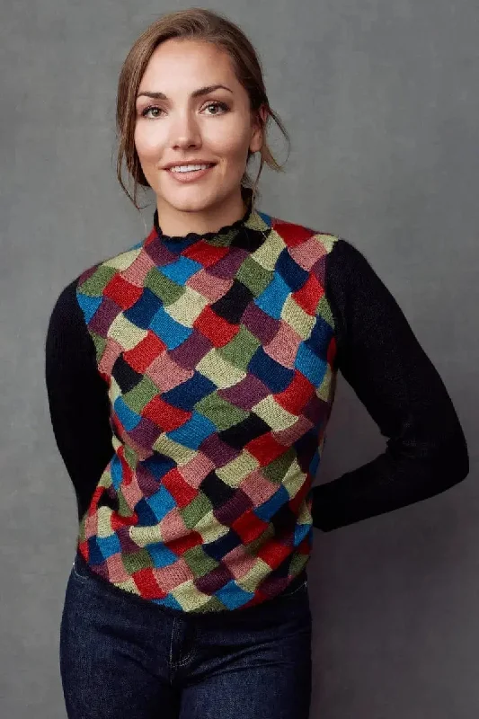 Mirella Woman Pullover, Qiviuk, Merino & Silk Earthy Women's Hemp - based