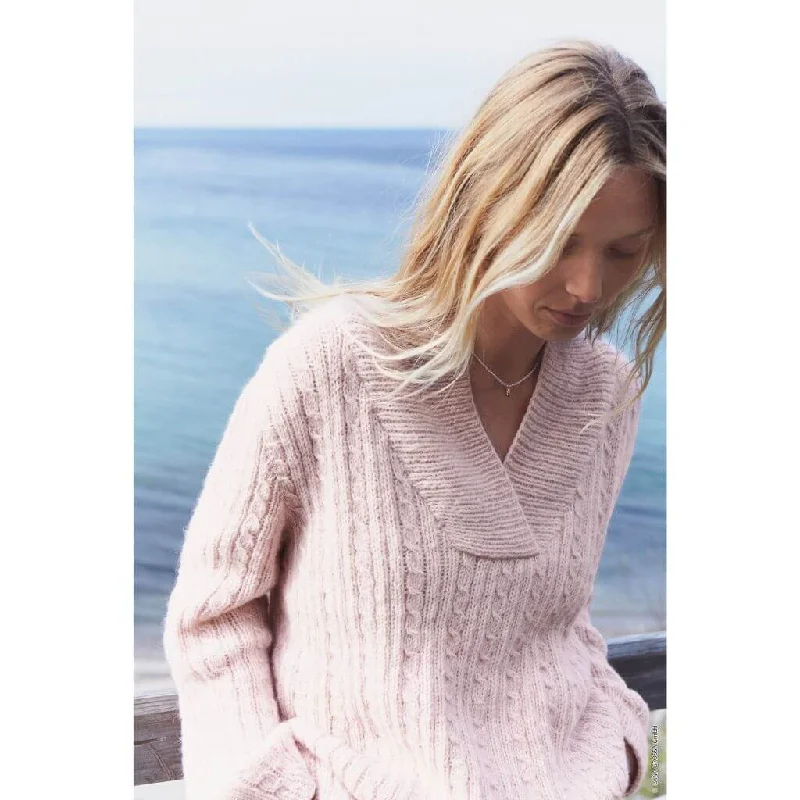 Top-Down Pullover Strickanleitung - Lana Grossa (Heft) Sophisticated Women's 