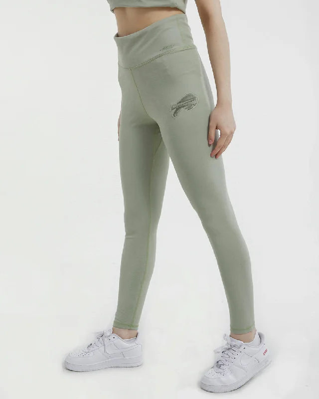 NFL BUFFALO BILLS NEUTRAL WOMEN'S JERSEY LEGGING (MOSS) Casual Women's Loose - fitting