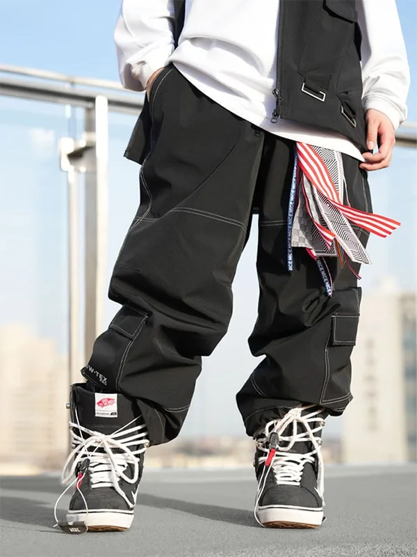Men's John Snow Urban Swag Street Style Baggy Snow Pants Sharp Women's Italian