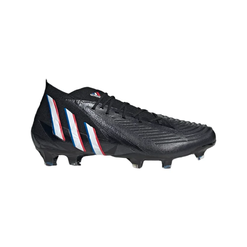 ADIDAS PREDATOR EDGE .1 FG-Core Black / Cloud White /Vivid Red Elegant Women's Formal 