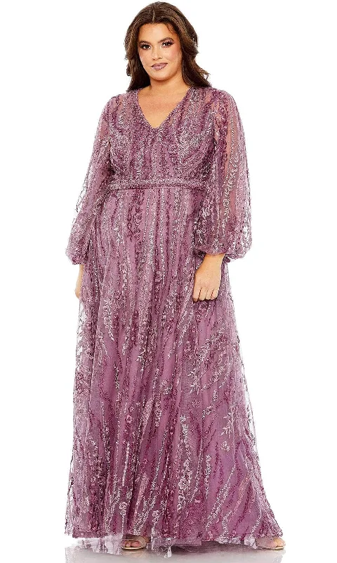 Mac Duggal 20472 - Beaded Embroidered Formal Dress Relaxed Women's Beachy