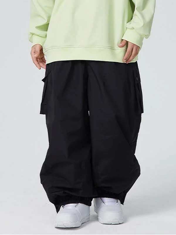 Men's Searipe Rock Baggy Snowboard Pants Luxurious Women's High -  end