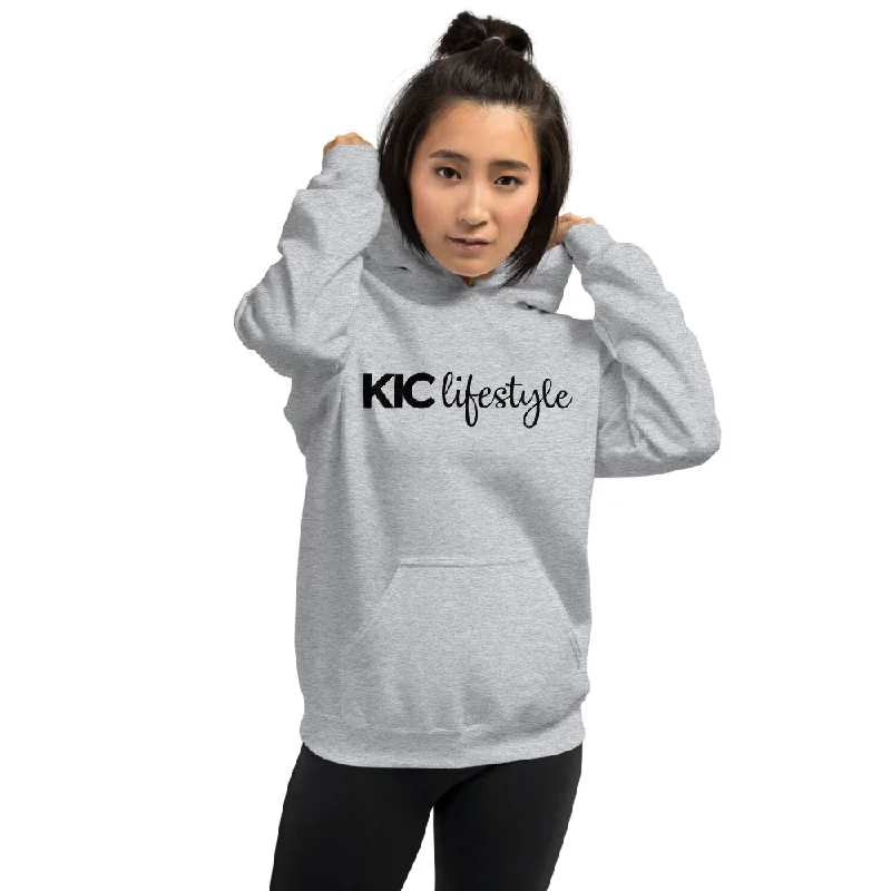 KIC Lifestyle Hoodie in Grey Athletic Women's 