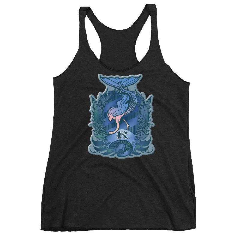 Sapphire Finfolk Crest Racerback Tank Streetwear Style for 