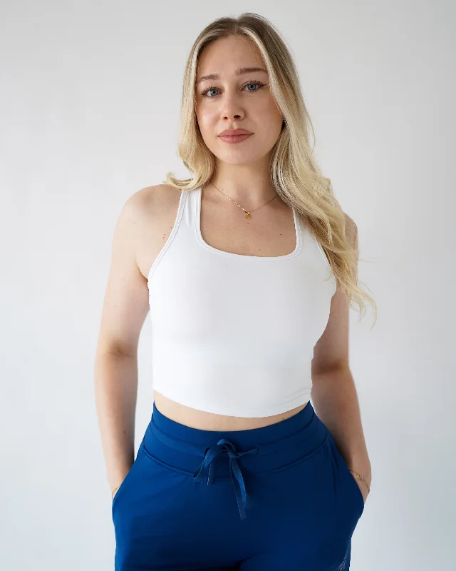 Performance Racerback Top - White Confident Women's Power