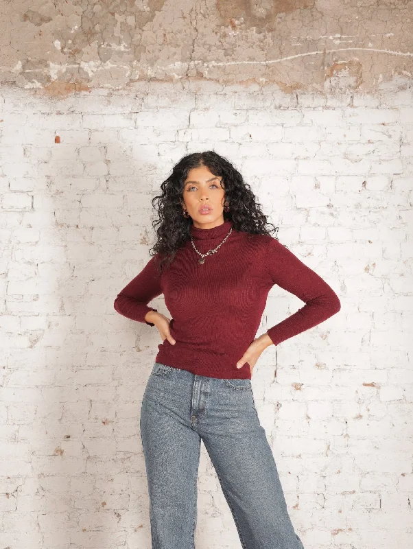 Noah Basic Turtleneck Feminine Women's Soft 
