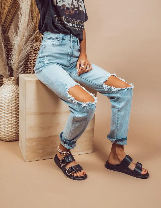 Danica Distressed Mom Jeans Modern Women's Tech