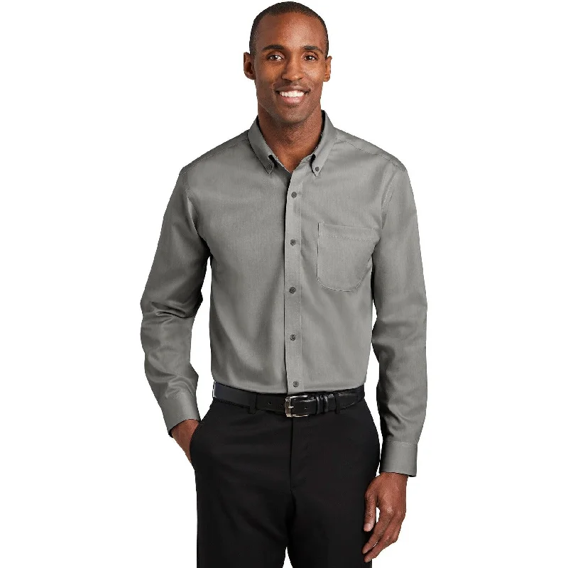 CLOSEOUT - Red House Tall Pinpoint Oxford Non-Iron Shirt Trendy Women's 