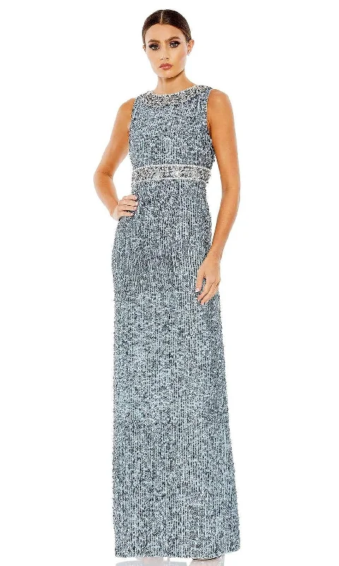 Mac Duggal - 10839 Crystal Ornate Sheath Gown Laid - back Women's Style