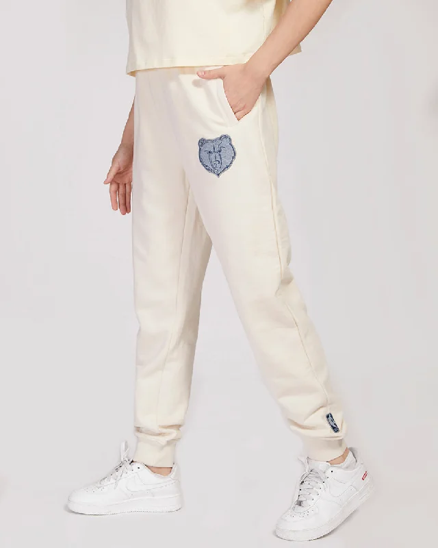 NBA MEMPHIS GRIZZLIES VARSITY BLUES WOMEN'S SWEATPANT (LINEN) Confident Women's High - fashion