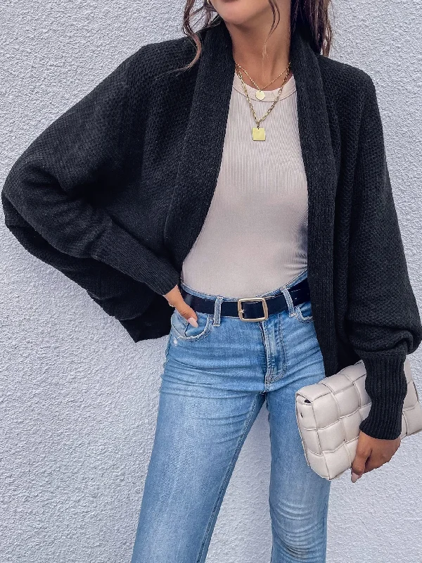 Casual Plain Long Sleeve Regular Women Cardigan Refined Women's 