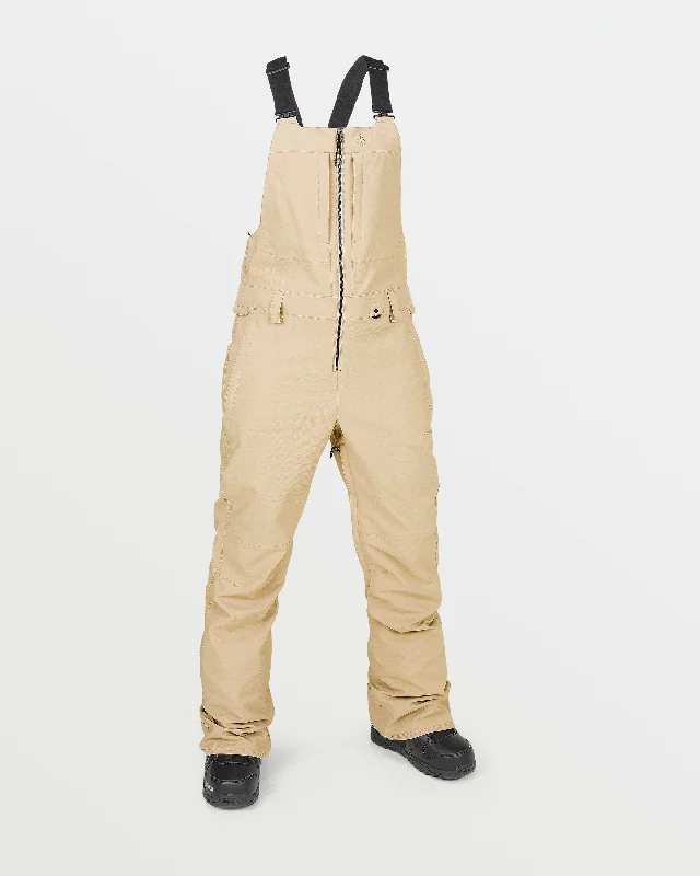 Womens Swift Bib Overalls - Sand European