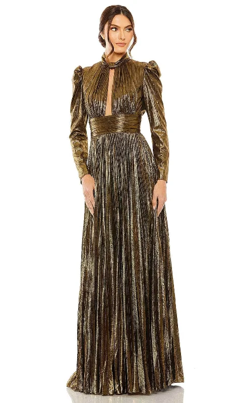 Ieena Duggal 30758 - Knotted High Neck Evening Gown garde