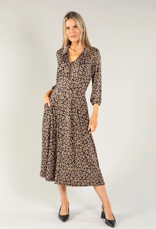 Iris Print Midi Dress Refined Women's 