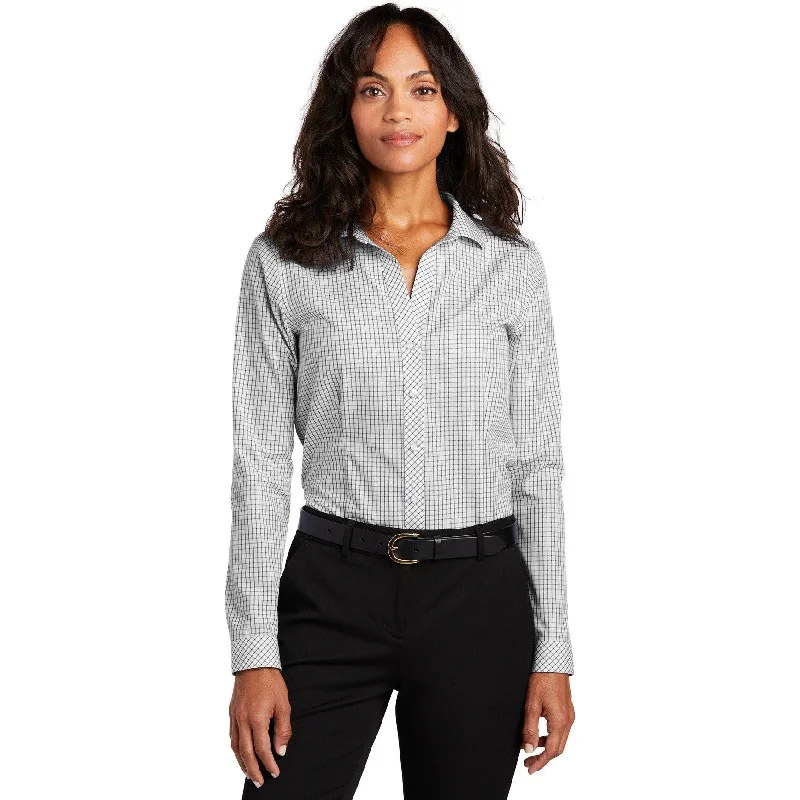 CLOSEOUT - Red House Ladies Open Ground Check Non-Iron Shirt Tough Women's Military - inspired