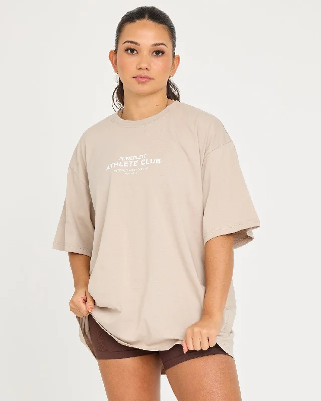 Athlete Club Oversized T-Shirt Tough Women's Military - inspired