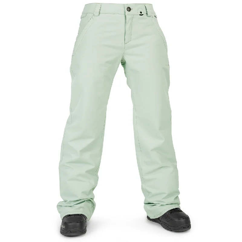 Volcom Womens Frochickie 2024 Snowboard Pants - Sage Frost Cool Women's Distressed