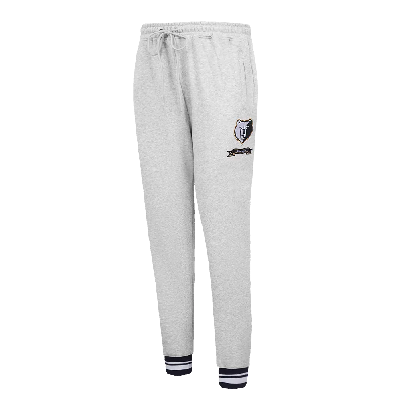 NBA MEMPHIS GRIZZLIES PRO PREP RIB FLEECE WOMEN'S SWEATPANT (HEATHER GREY/MIDNIGHT NAVY) garde