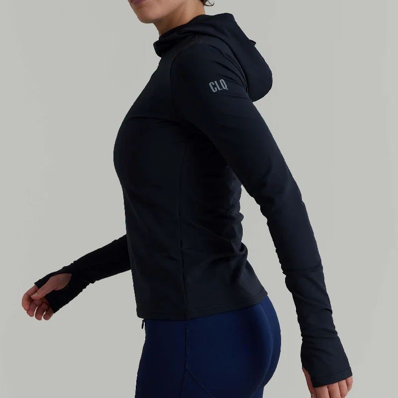 CLQ Running Hooded Top Refined Women's Hand - crafted