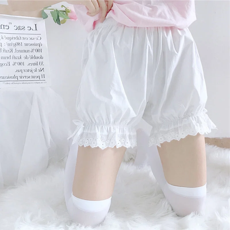 Cute white shorts PL50945 Sustainable Organic