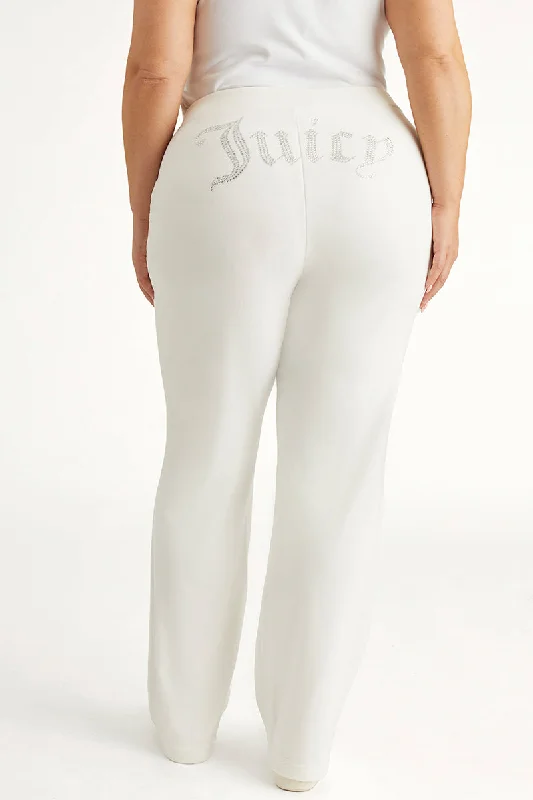 Plus-Size OG Big Bling Velour Track Pants Bohemian Women's Free