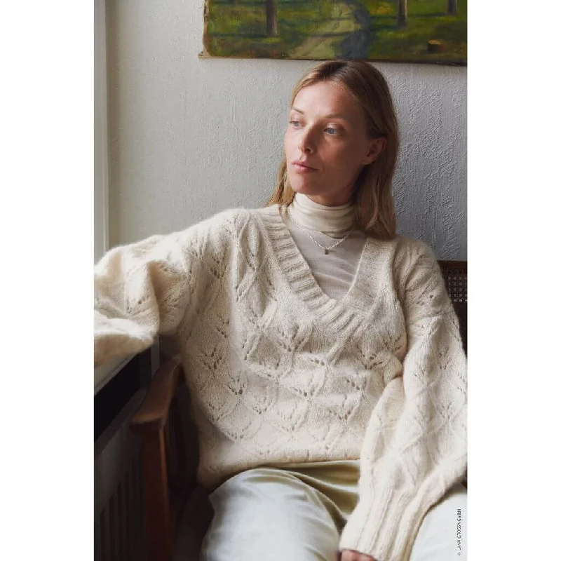 Ajourmuster Damen Pullover Strickanleitung - Lana Grossa (Heft) Vintage Women's 1970S Ajourmuster Damen Pullover Strickanleitung - Lana Grossa (Heft) Vintage Women's 1970S