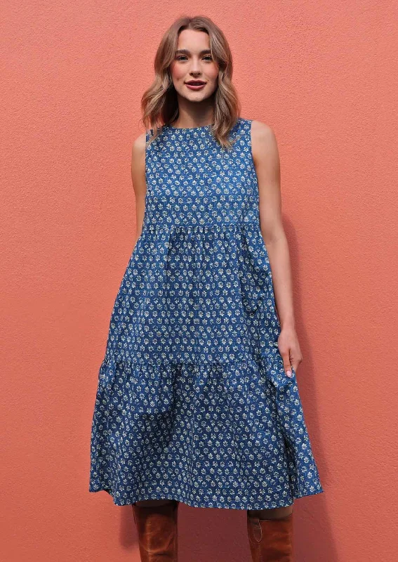 Tully Dress Bluebell Sharp Women's Italian