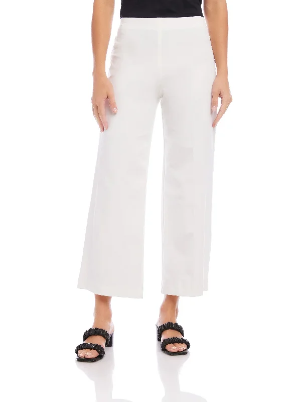 Fifteen Twenty Wide Leg Cropped Pants - OFF WHITE Hip Women's Urban