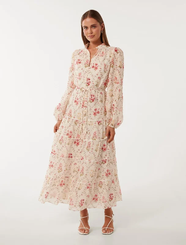 Jessie Button Down Midi Dress Athletic Women's 