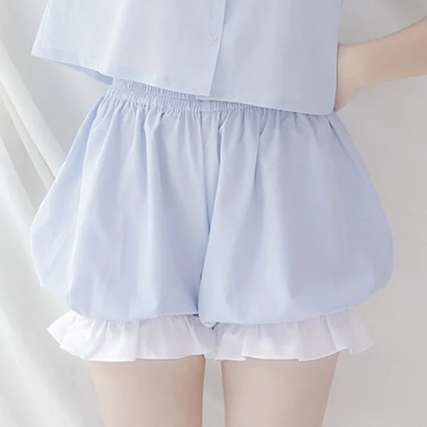 Ice cream chiffon bloomers PL10279 Relaxed Women's 