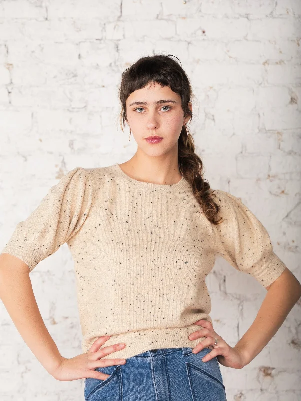 Dotty Short Sleeve Sweater Streetwear Style for 