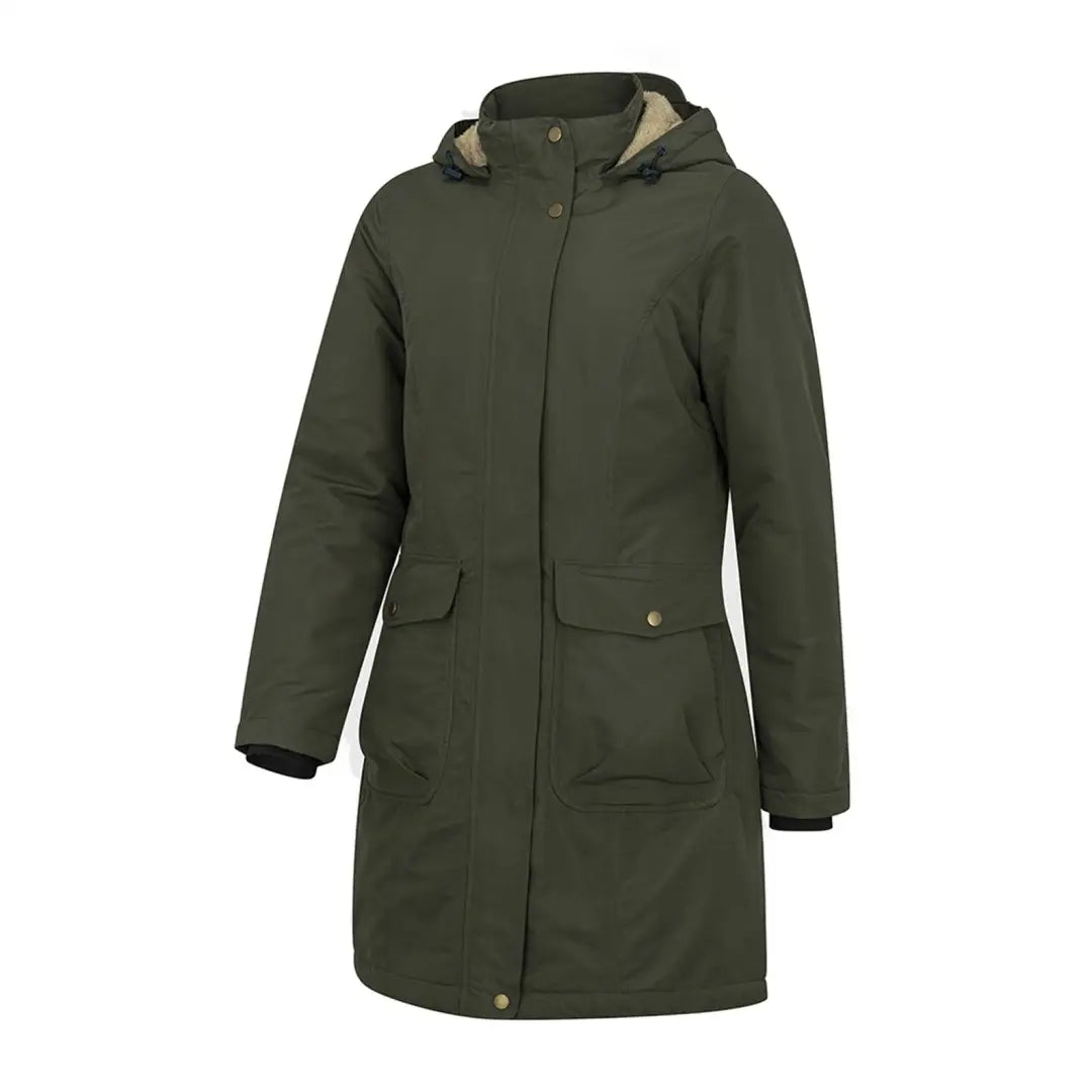 Hoggs of Fife Walker Ladies Long Coat Casual Women's Loose - fitting