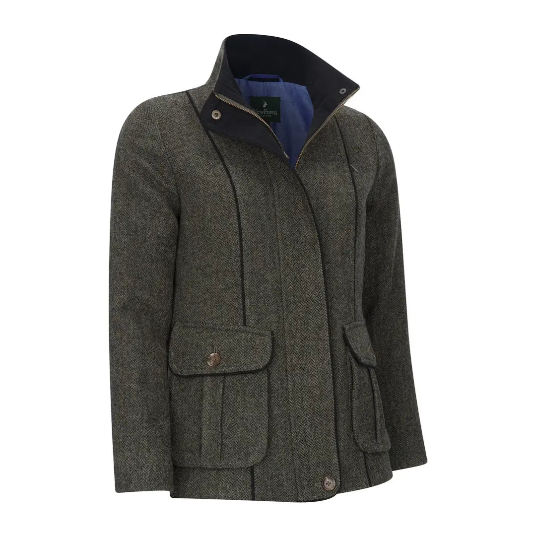 New Forest Florence Tweed Jacket Preppy Women's College