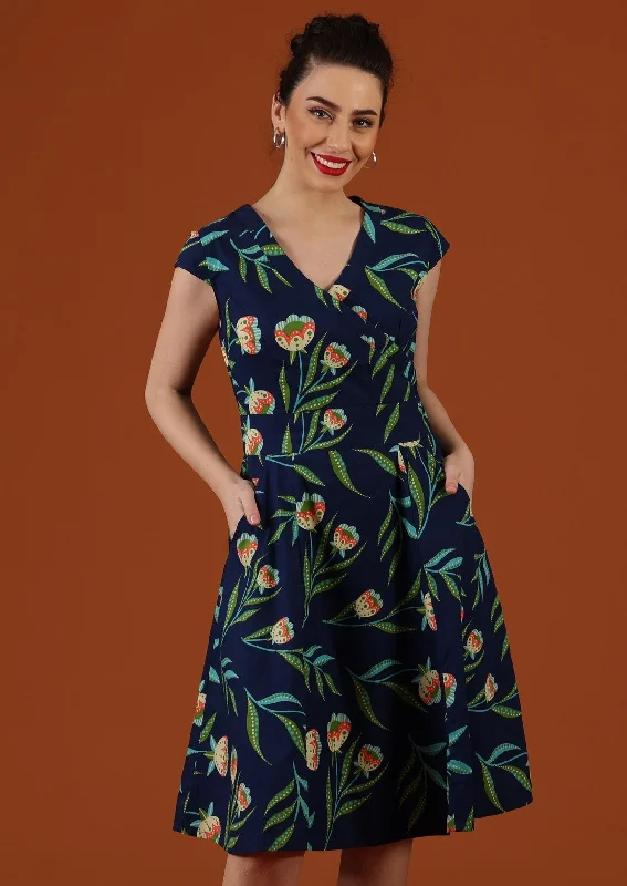 Alice Dress Midnight Reverie Stylish Women's Tropical 