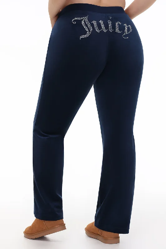 Plus-Size OG Big Bling Velour Track Pants Vintage Women's 1970S 