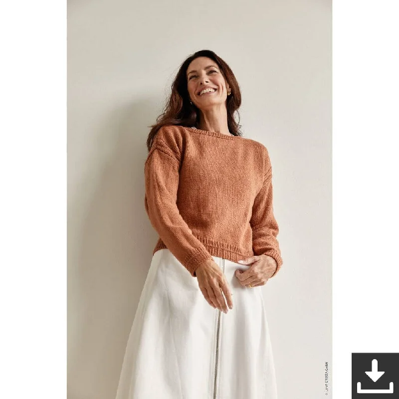 Damen Pullover Strickset - Lana Grossa (PDF) Edgy Women's Punk