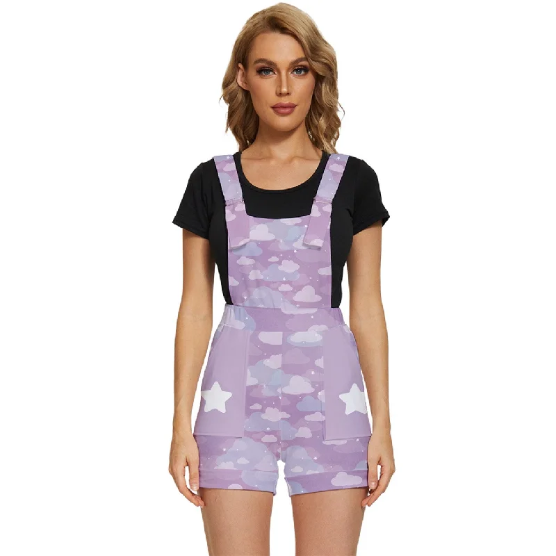 Starcrossed Skies Purple Romper performance