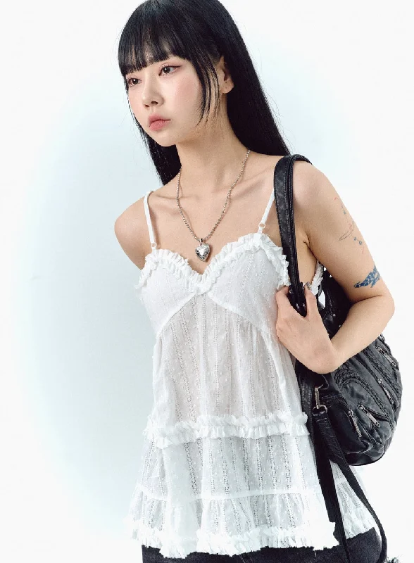 Frill Lace Top IU330 Vacation