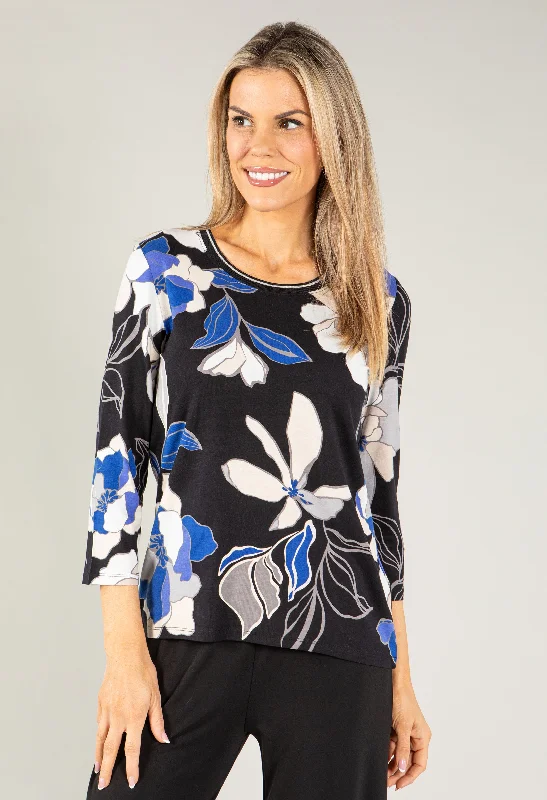 Floral Printed Top Earthy Women's 