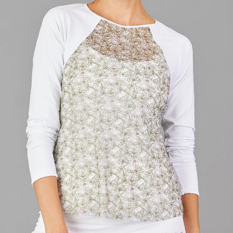 Dash Sheer-body Top (print) Relaxed Women's 