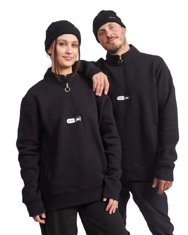 Yuki Threads Pill Crew - Black Sleek Women's 