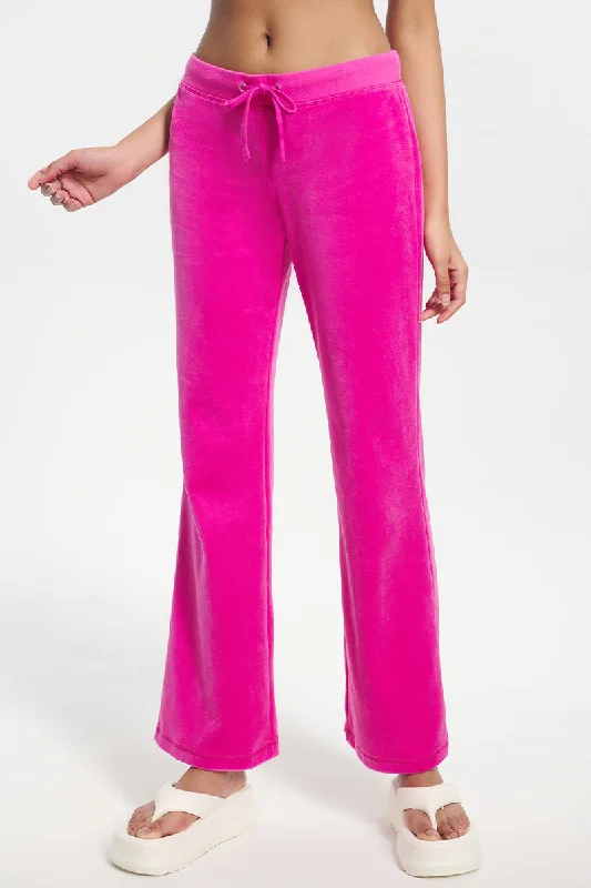 Classic Cotton Velour Track Pants Sustainable Organic