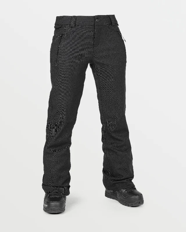 Womens Genus Stretch Pants - Black Stylish Women's Neon