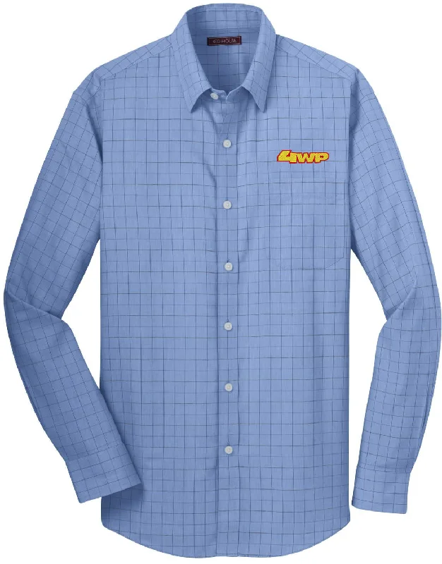Red House Windowpane Plaid Non-Iron Shirt Bold Women's Animal Print