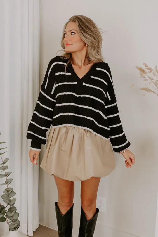 Sweet Perspective Knit Sweater Dynamic Women's High - energy
